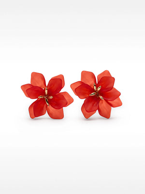 Pendientes maxi flor