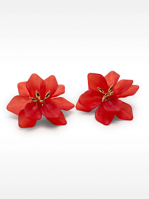 Pendientes maxi flor