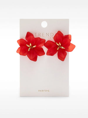 Pendientes maxi flor