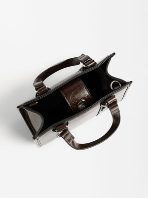 Bolso Tote De Charol