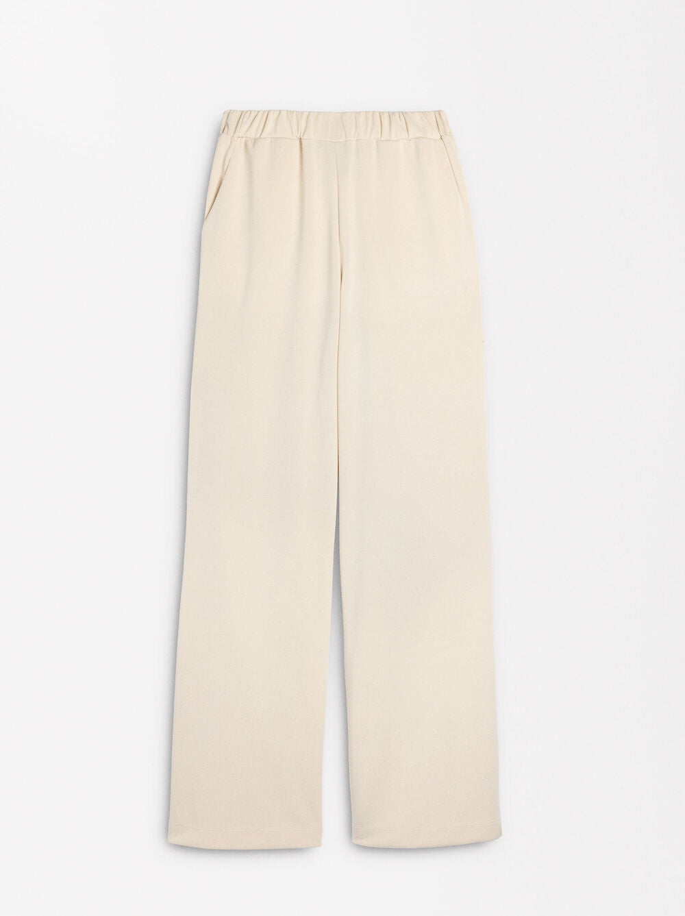 Pantalón Fluido Con Cintura Elástica