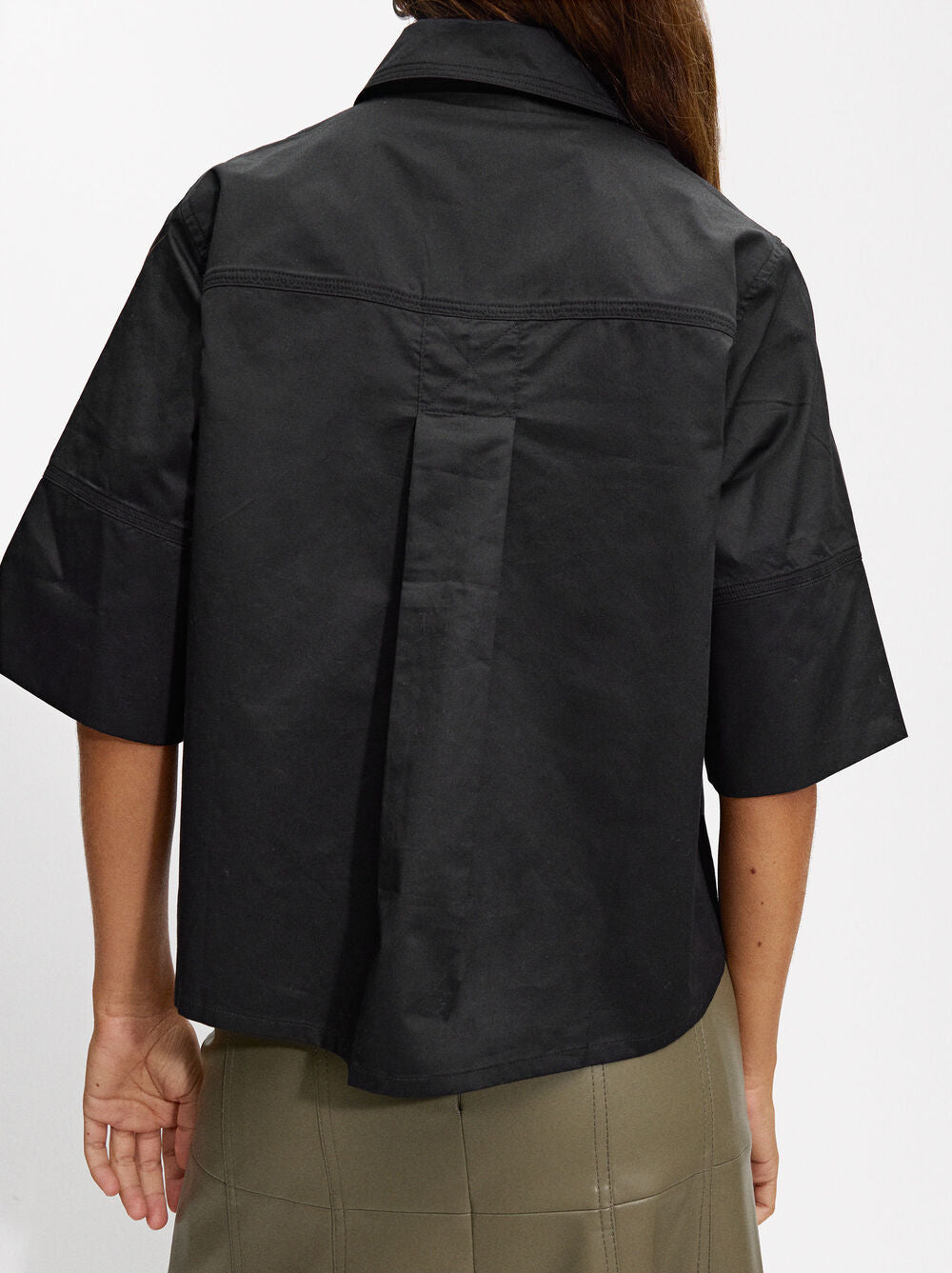 Camisa De Algodón Cuello Polo