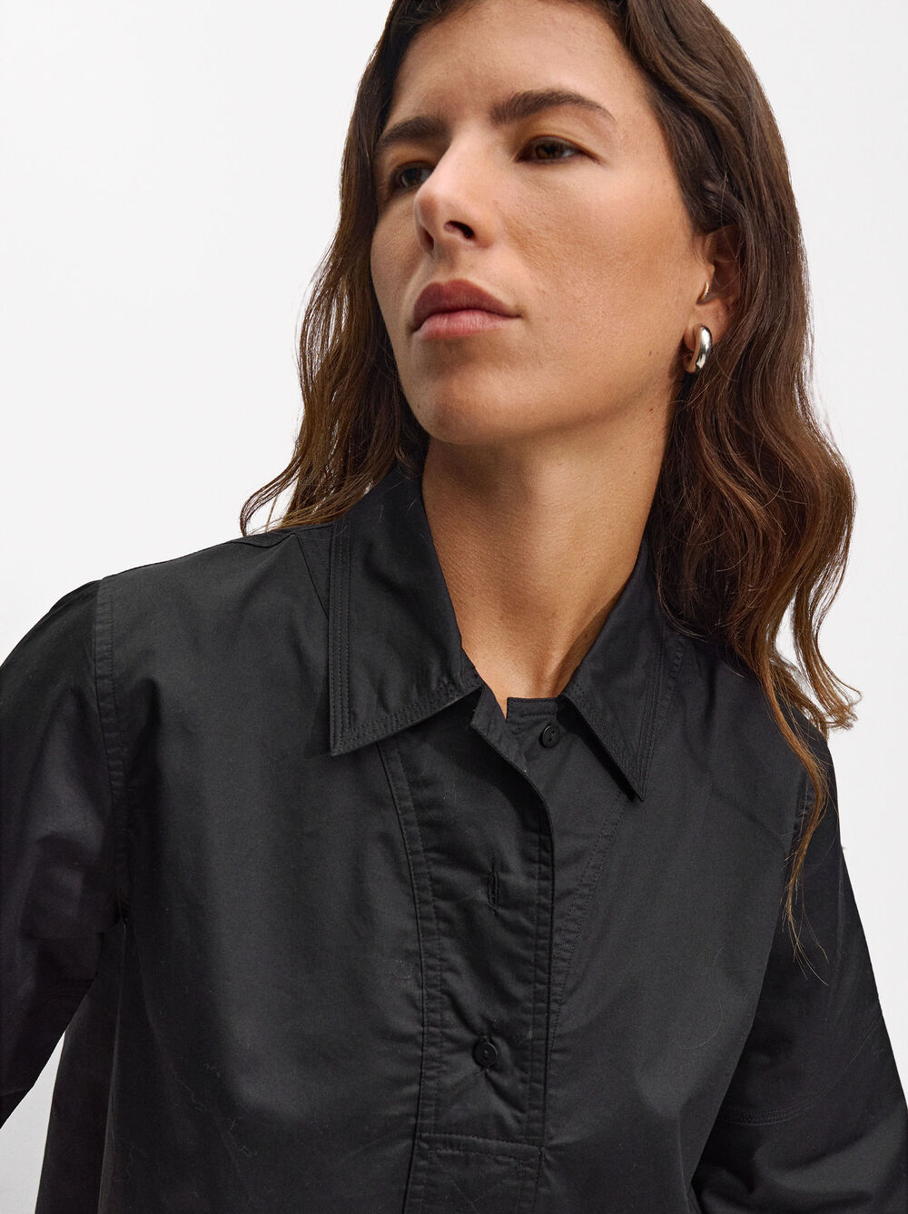Camisa De Algodón Cuello Polo