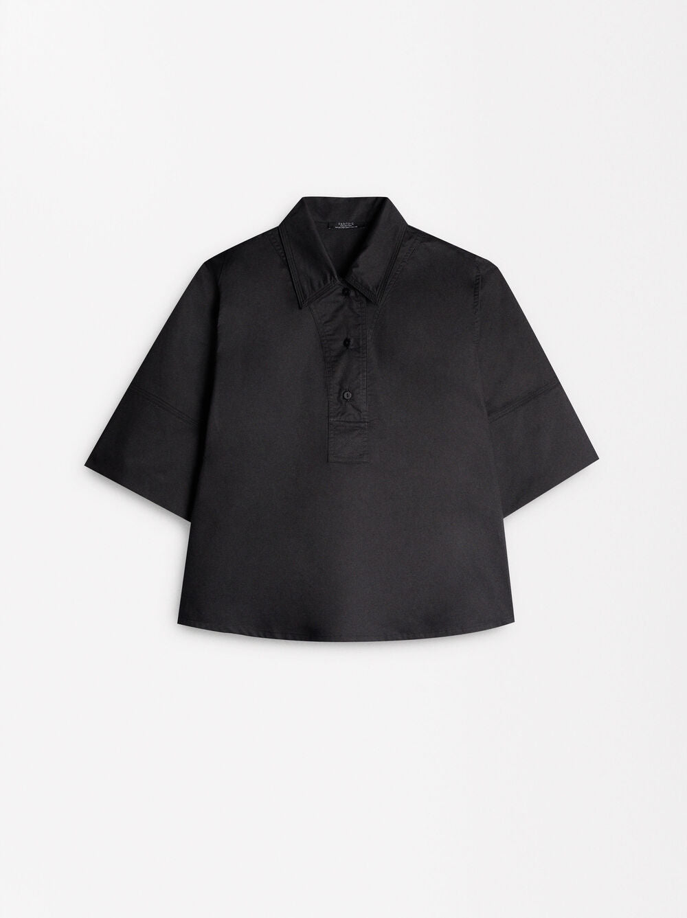 Camisa De Algodón Cuello Polo