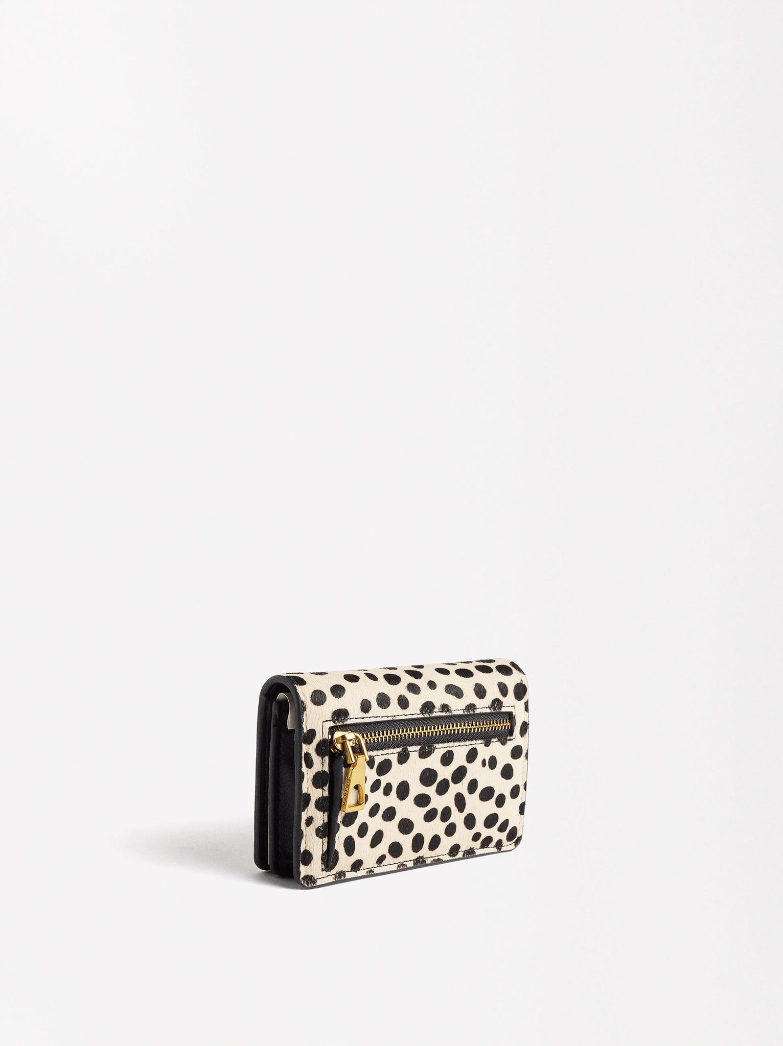 Porta-Tarjetas De Piel Con Estampado Animal
