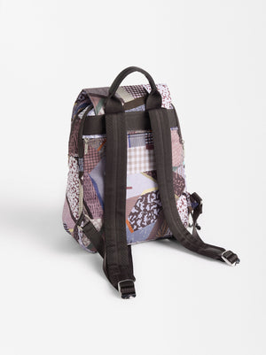 Mochila De Nylon Estampada