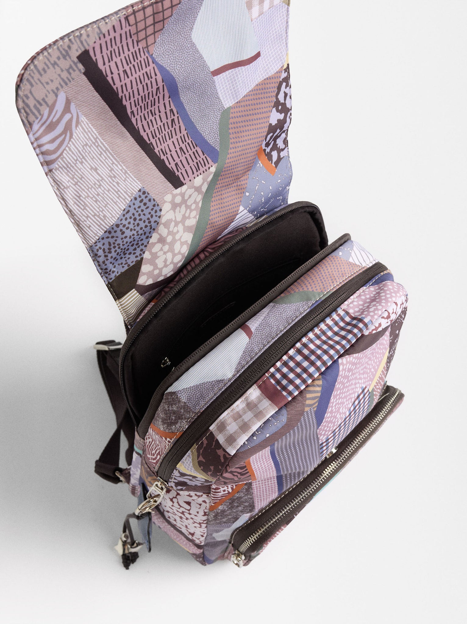 Mochila De Nylon Estampada