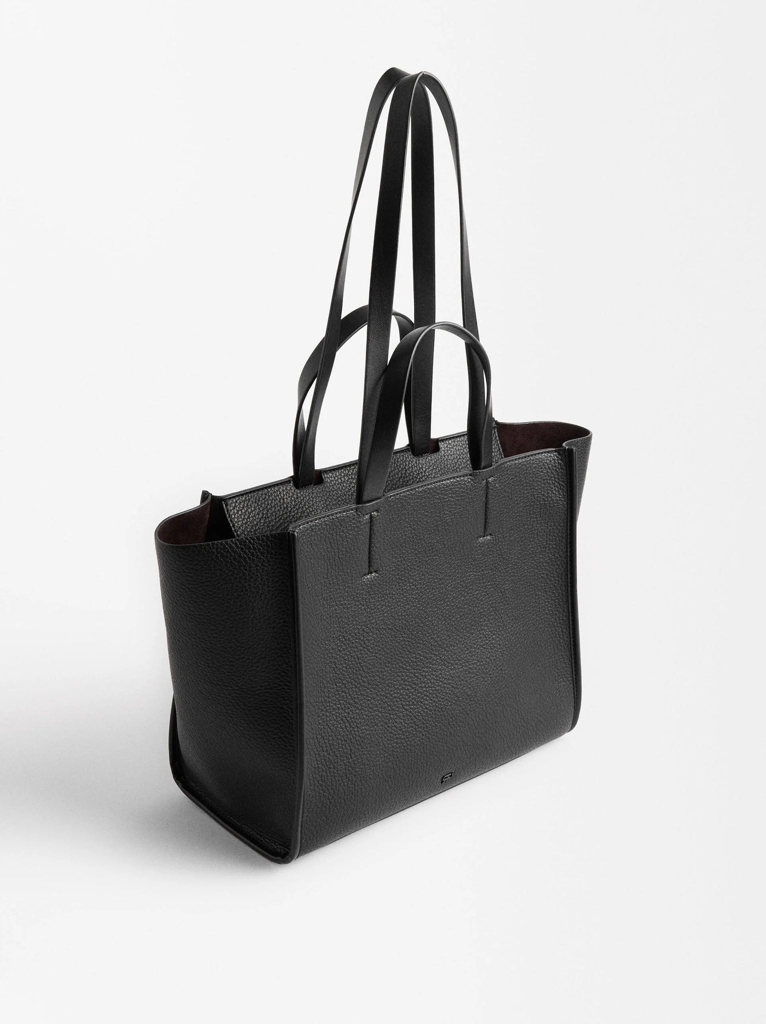 Bolso Shopper Con Cremallera