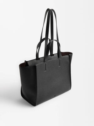 Bolso Shopper Con Cremallera
