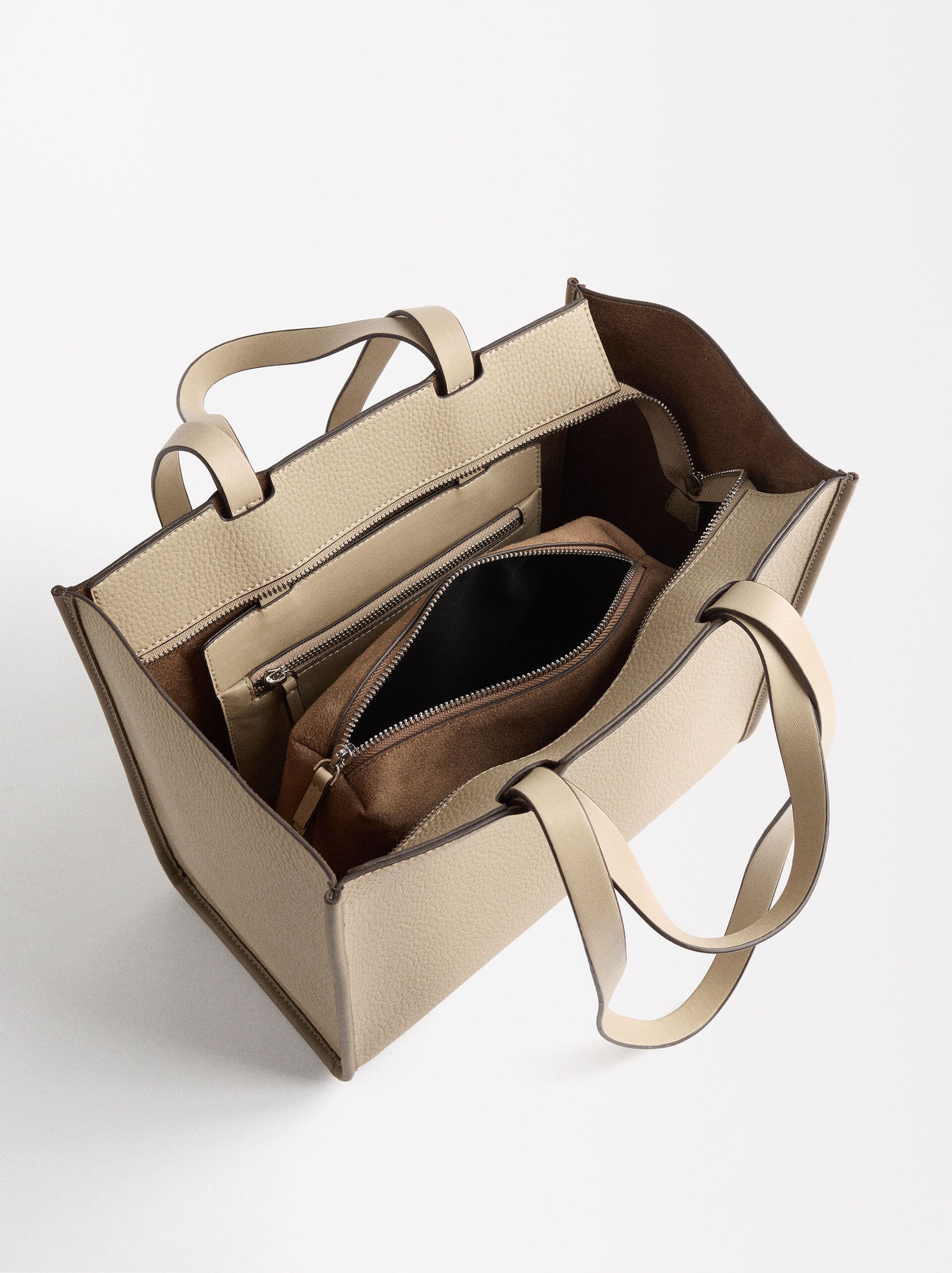 Bolso De Compras Con Cremallera