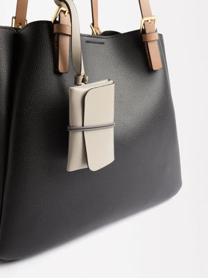 Bolso Tote Con Textura
