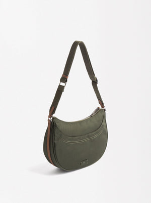 Bolso Bandolera De Nylon Tipo Hobo