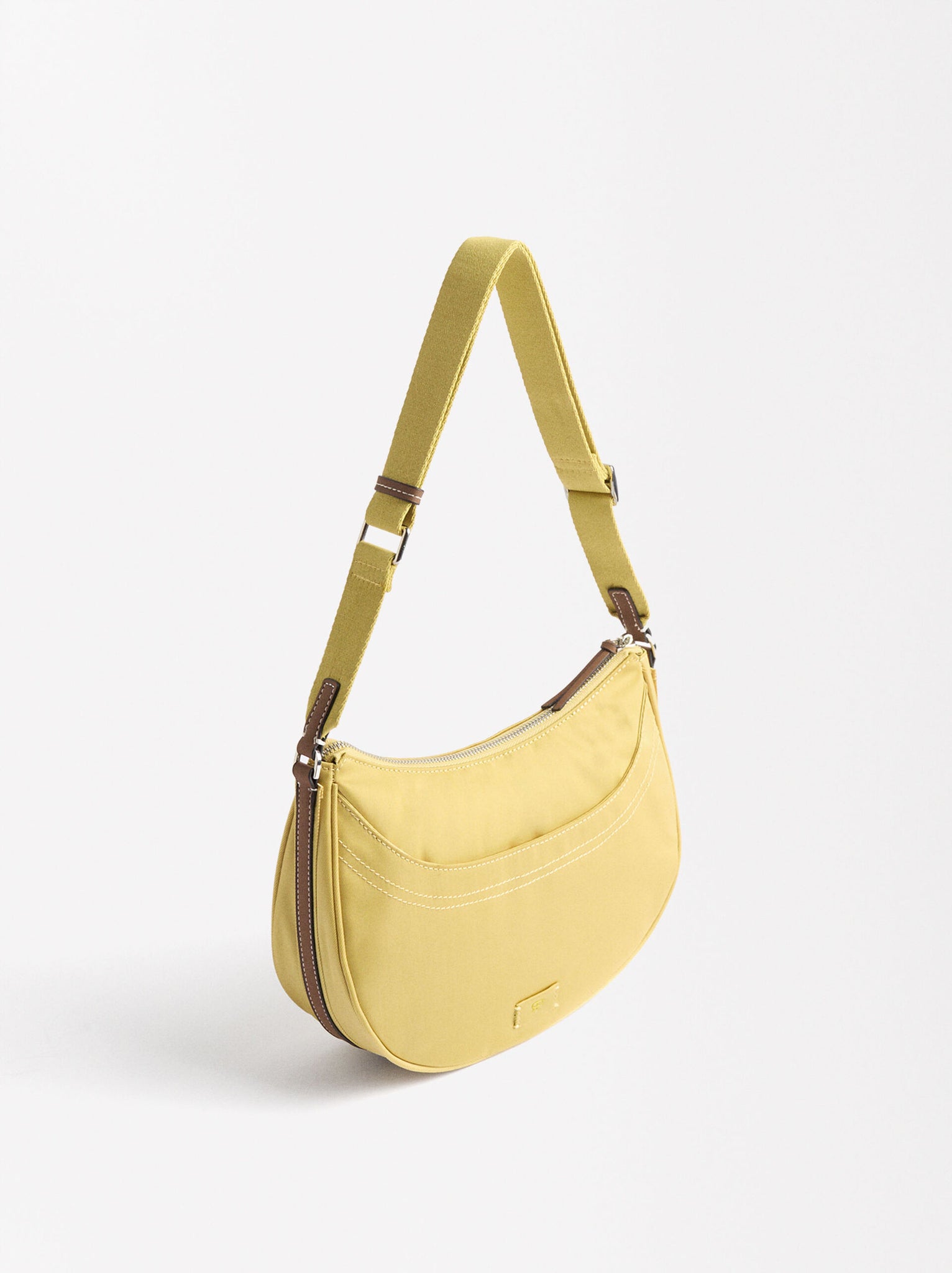 Bolso Bandolera De Nylon Tipo Hobo