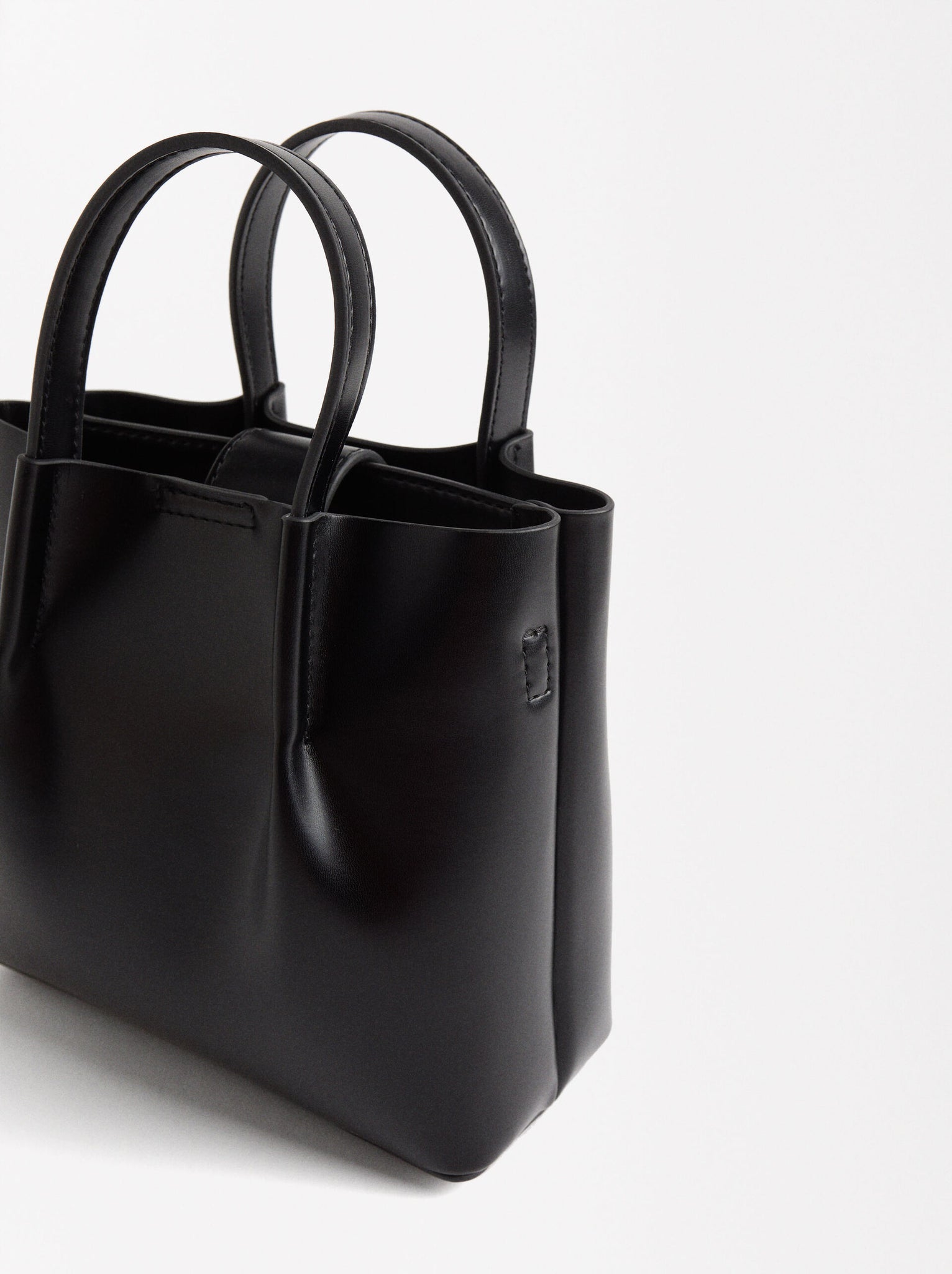 Bolso Tote Con Efecto Craquelado
