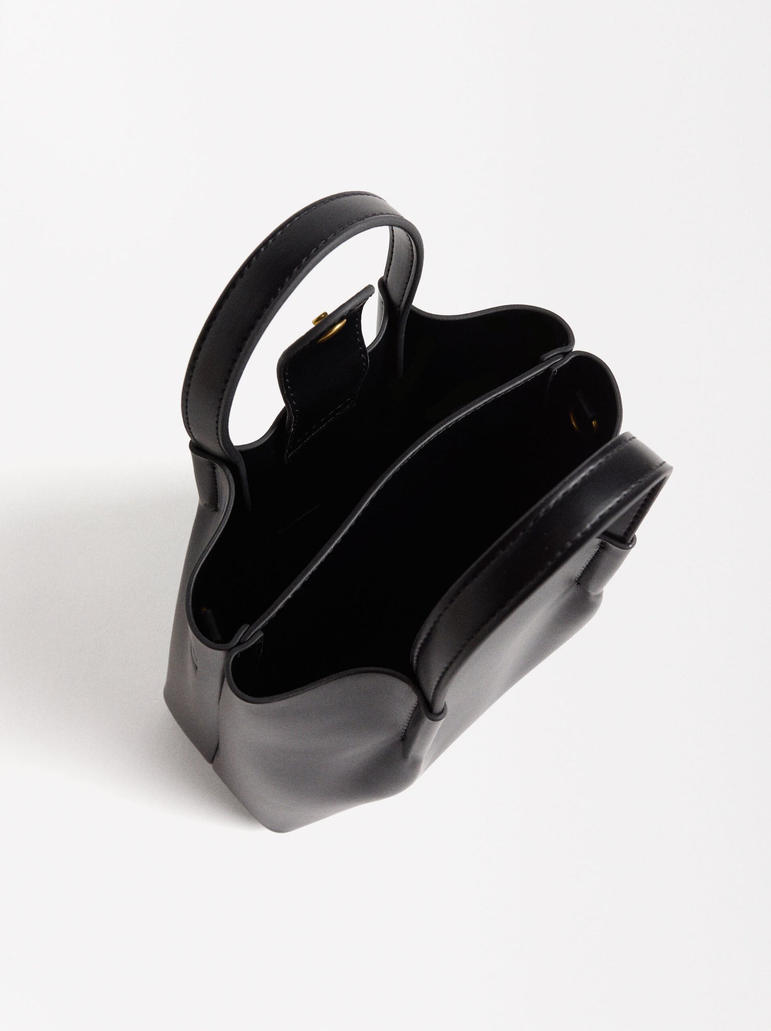 Bolso Tote Con Efecto Craquelado