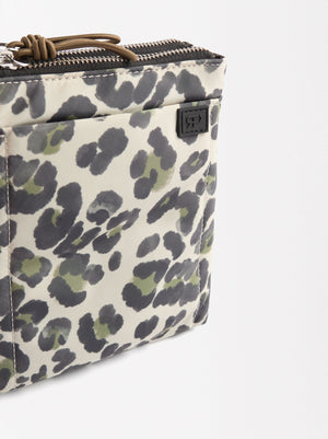 Bolso Bandolera De Nylon Estampado