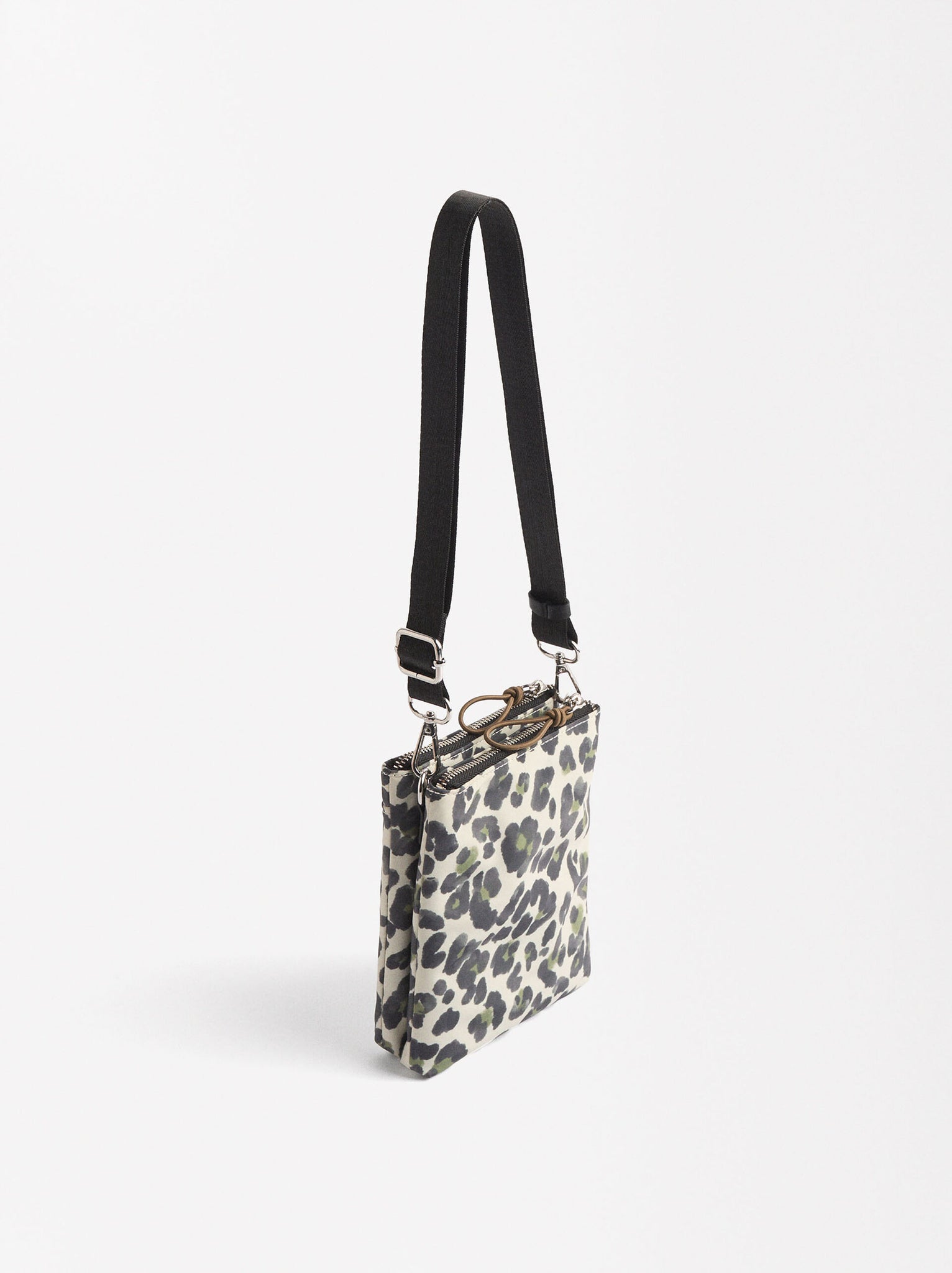 Bolso Bandolera De Nylon Estampado