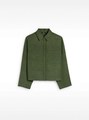 Camisa fluida con efecto arrugado
