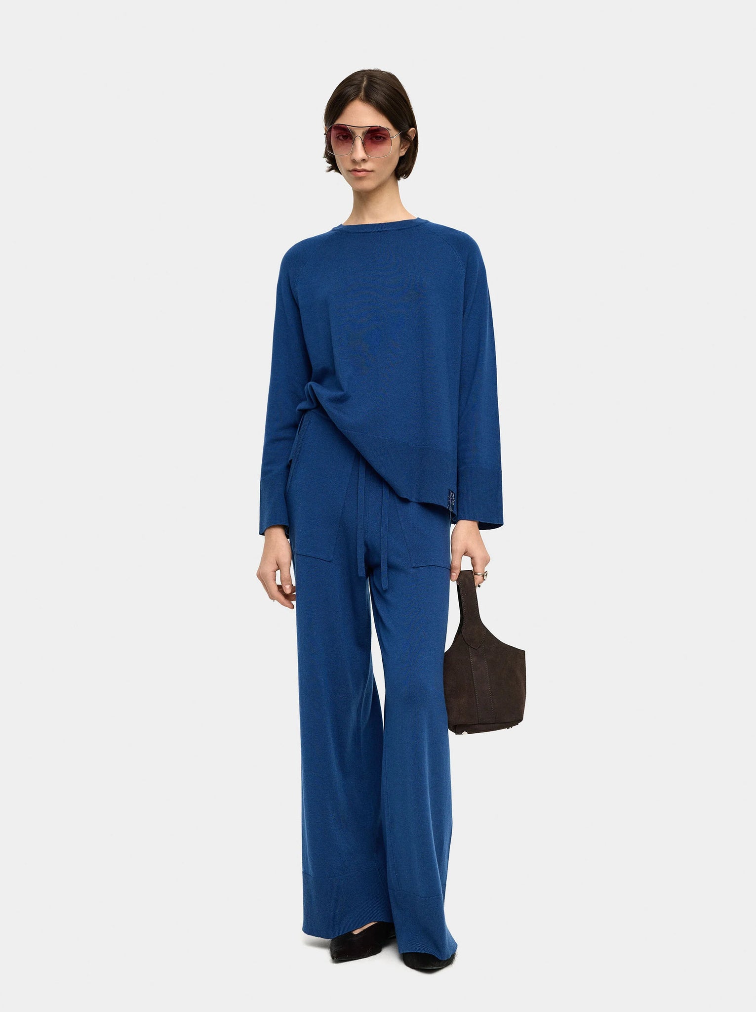 Pantalón de punto ajustable con cordón