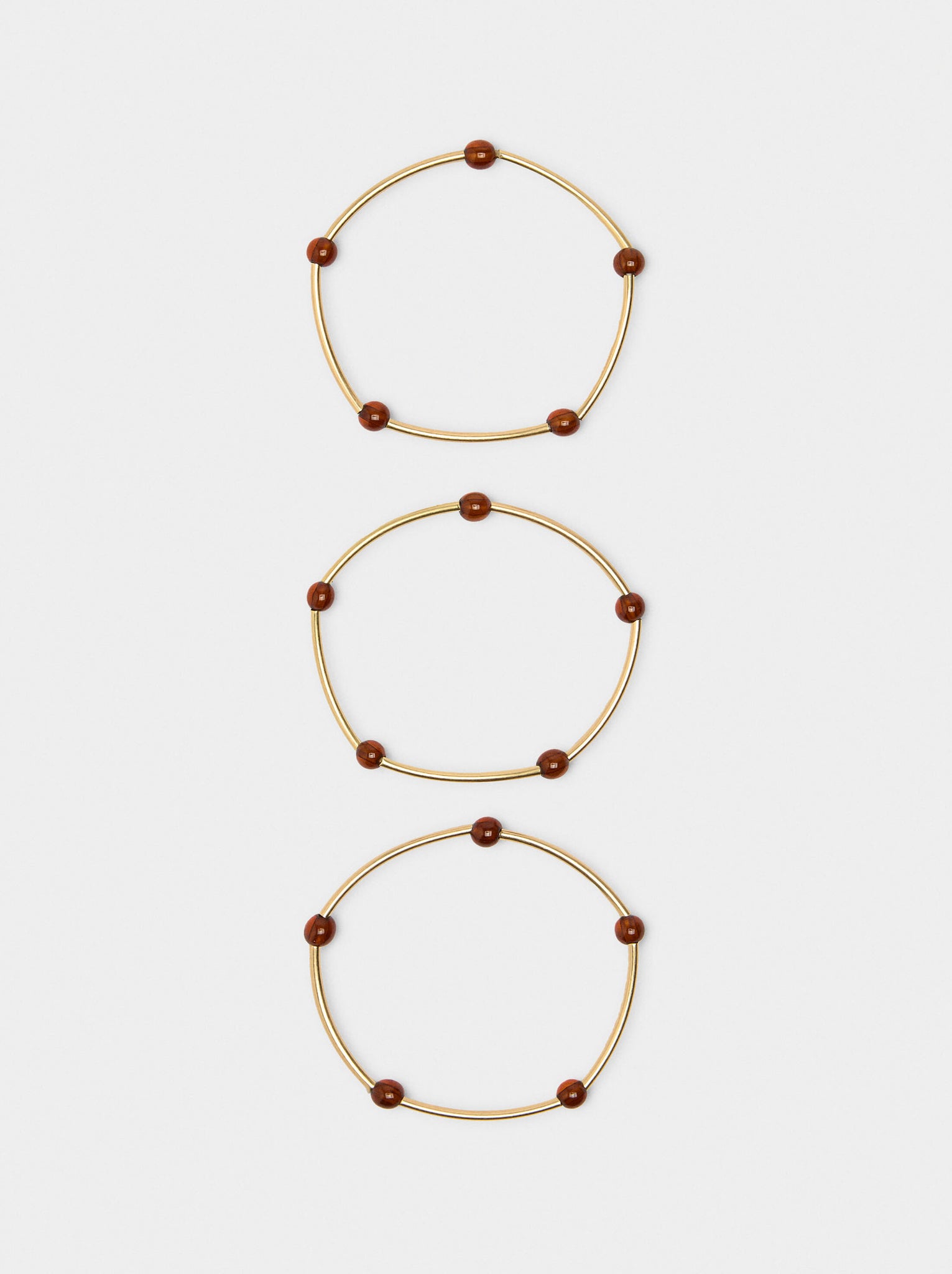 Set de pulseras segmentadas