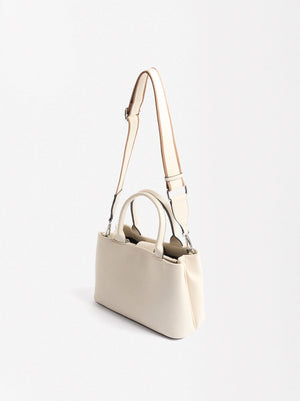 Bolso tote con bandolera S