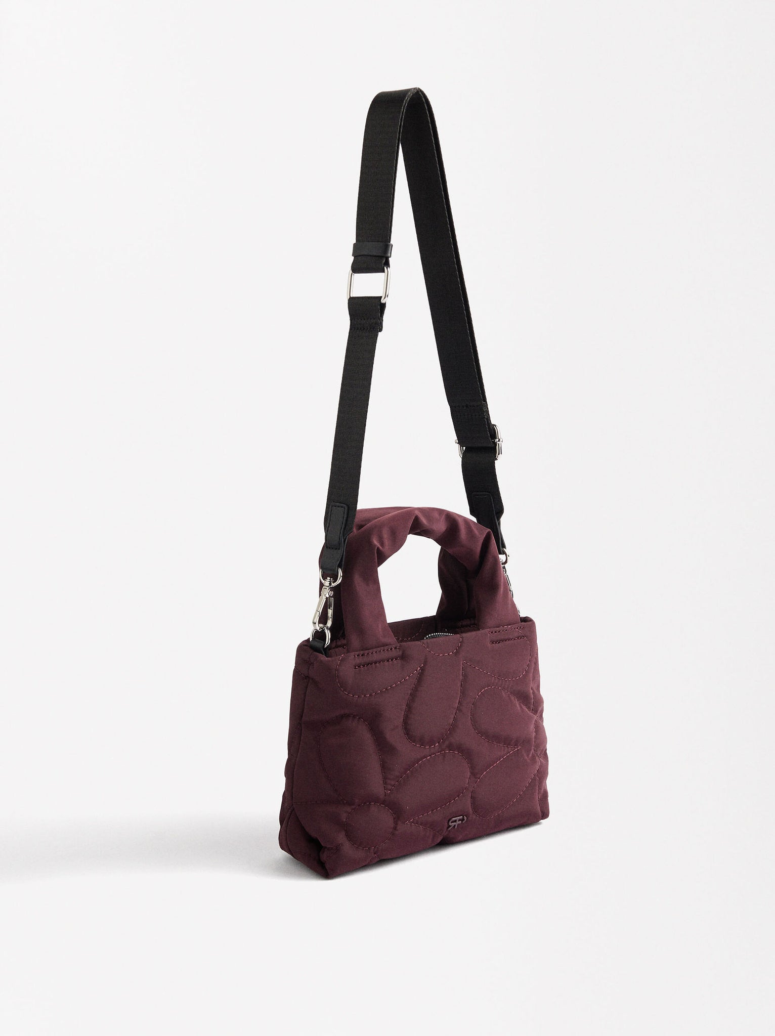 Bolso Tote De Nylon Acolchado