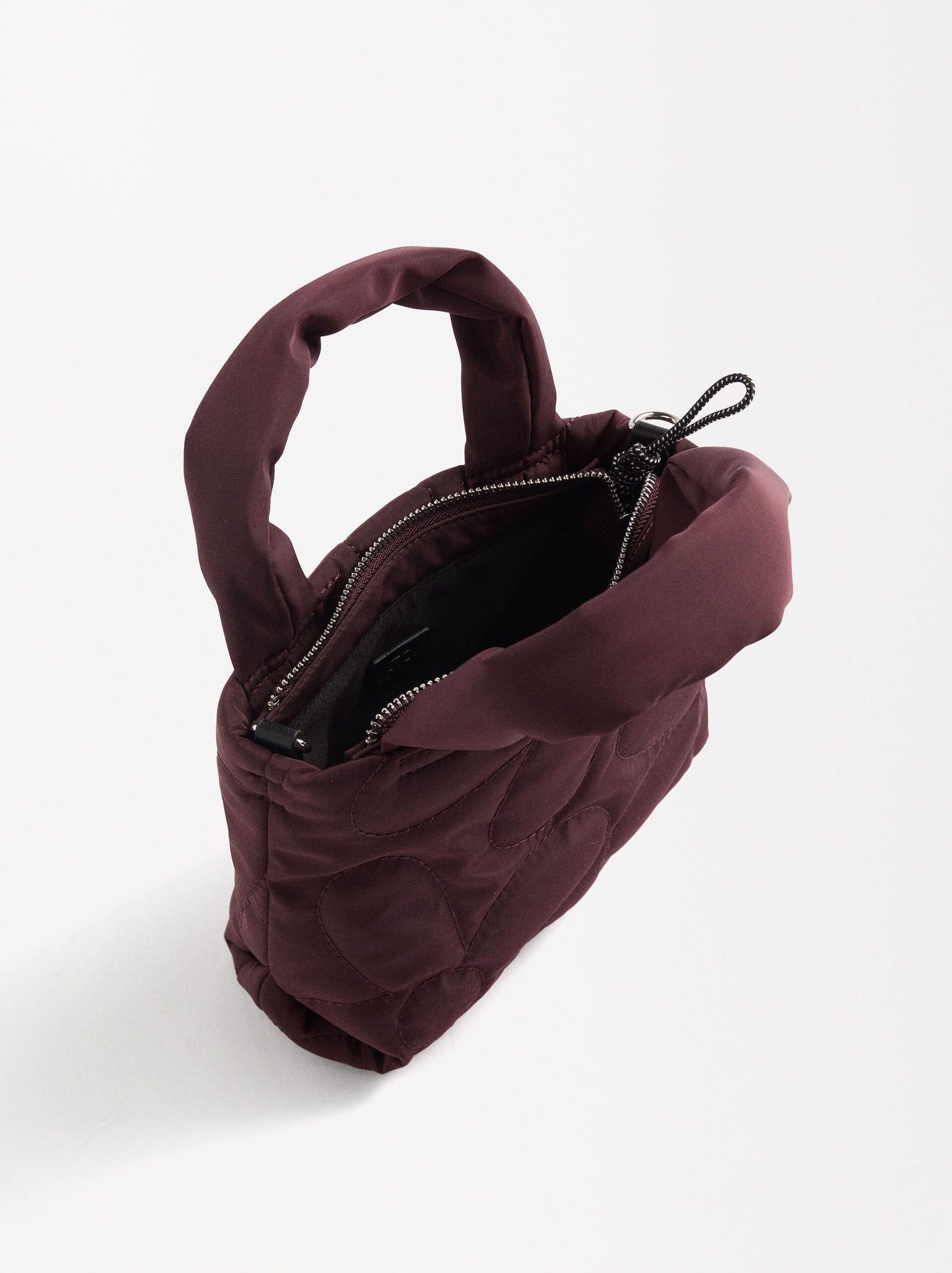 Bolso Tote De Nylon Acolchado