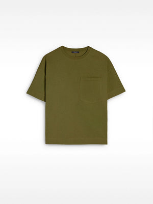 Camiseta algodón con bolsillo