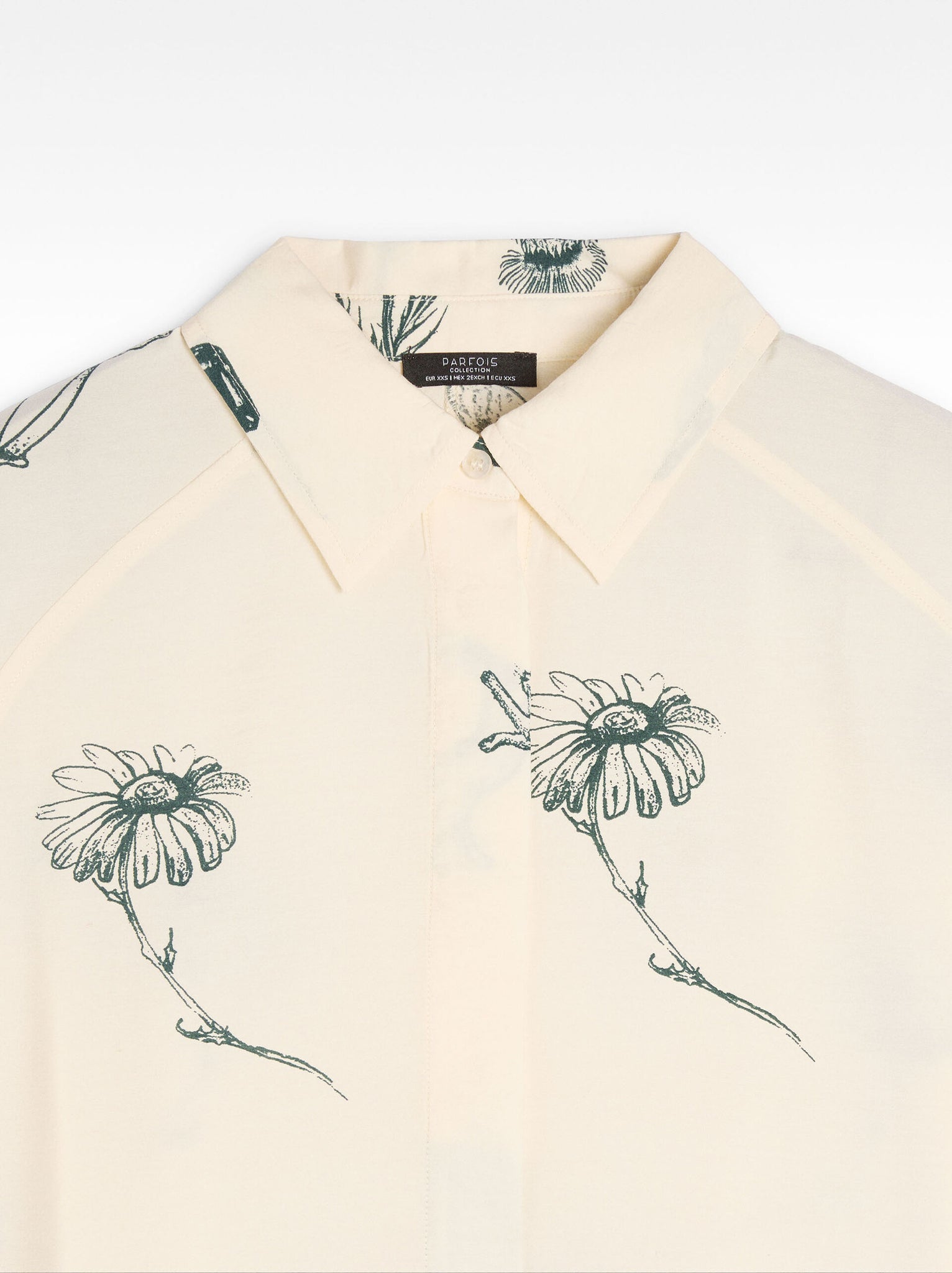 Camisa estampada de manga larga