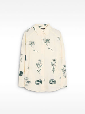 Camisa estampada de manga larga
