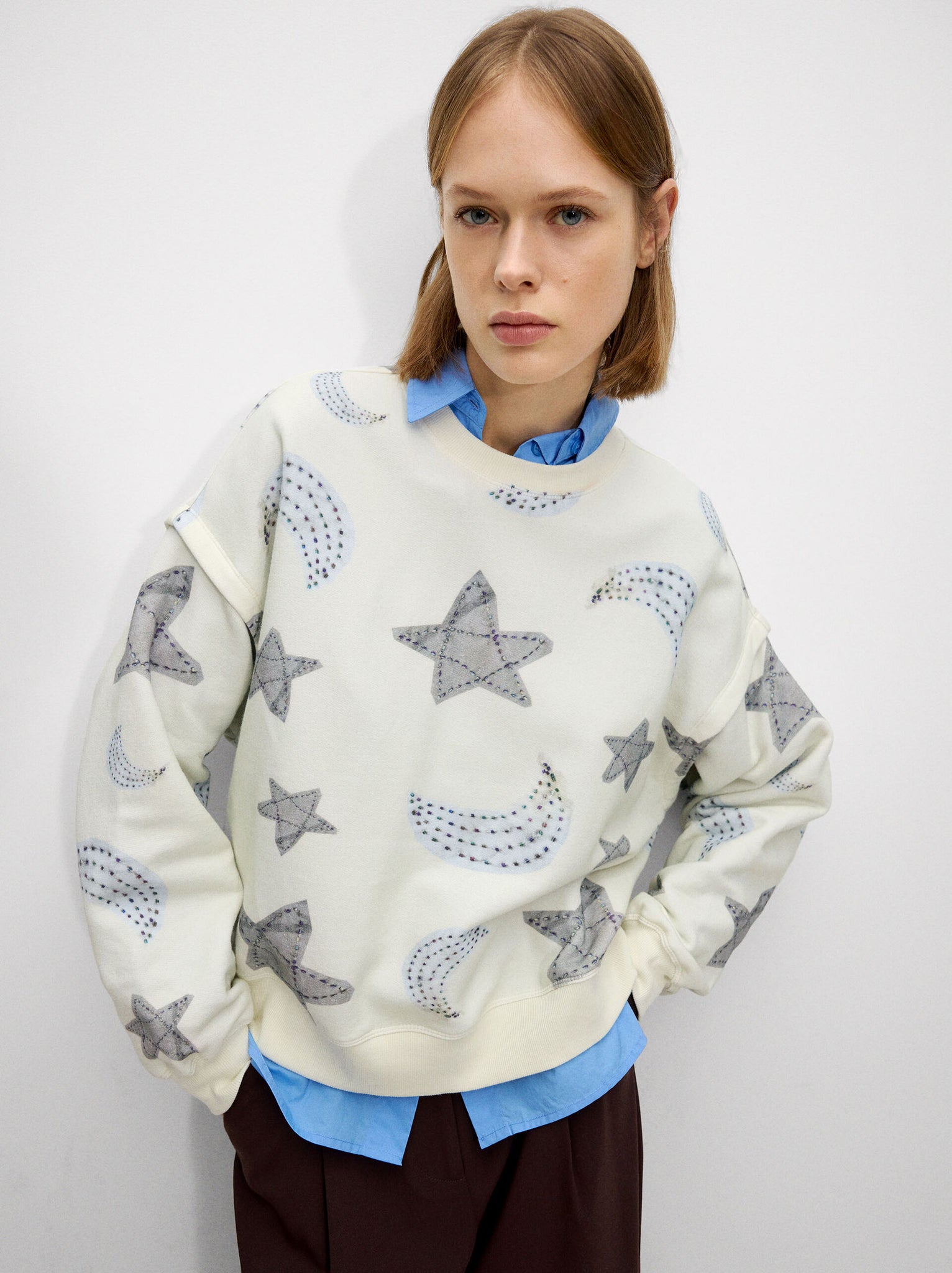 Sudadera De Lunas Y Estrellas
