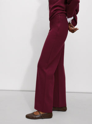 Pantalón Recto De Tiro Medio
