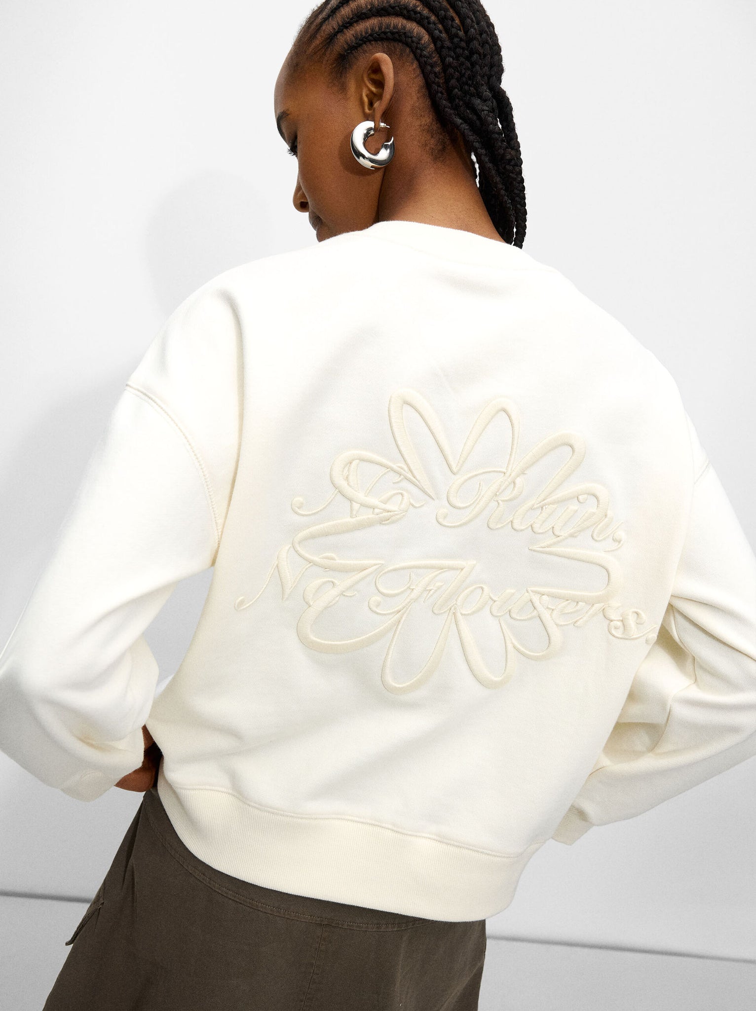 Sudadera Con Flor