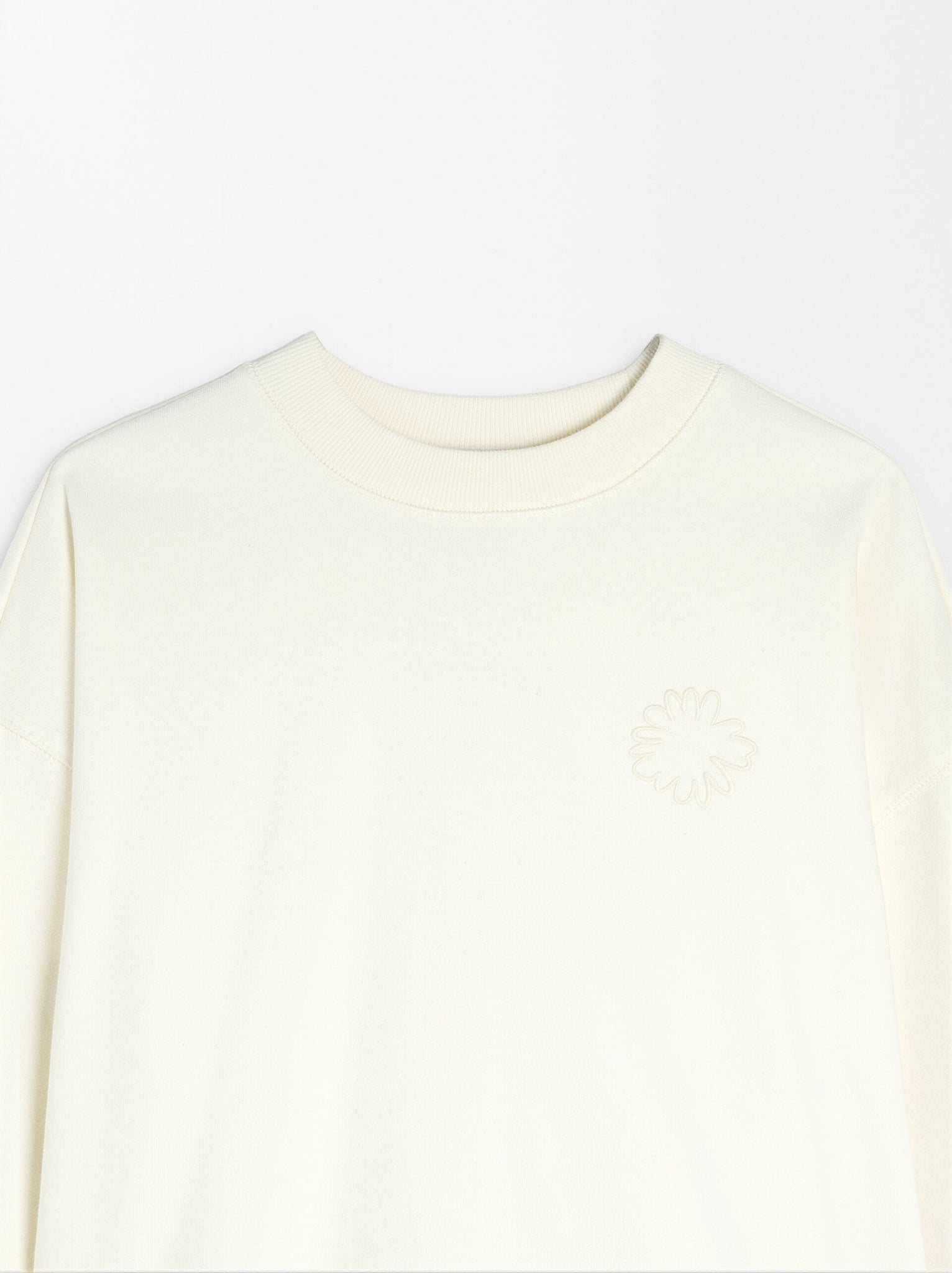Sudadera Con Flor