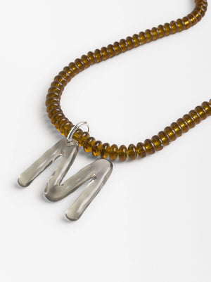 Collar largo transparente