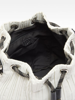 Bolso bucket plisado