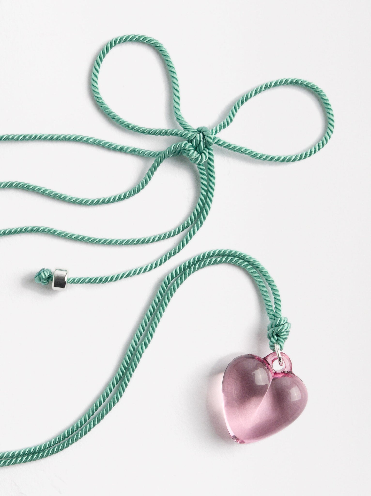 Collar cordón corazón