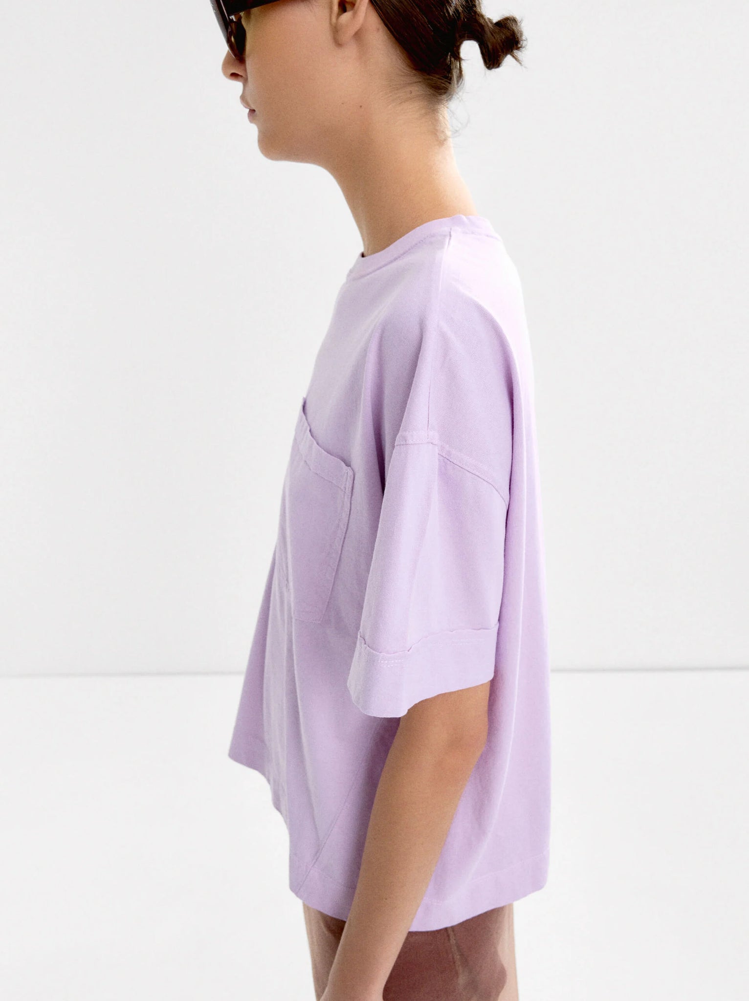 Camiseta algodón con bolsillo