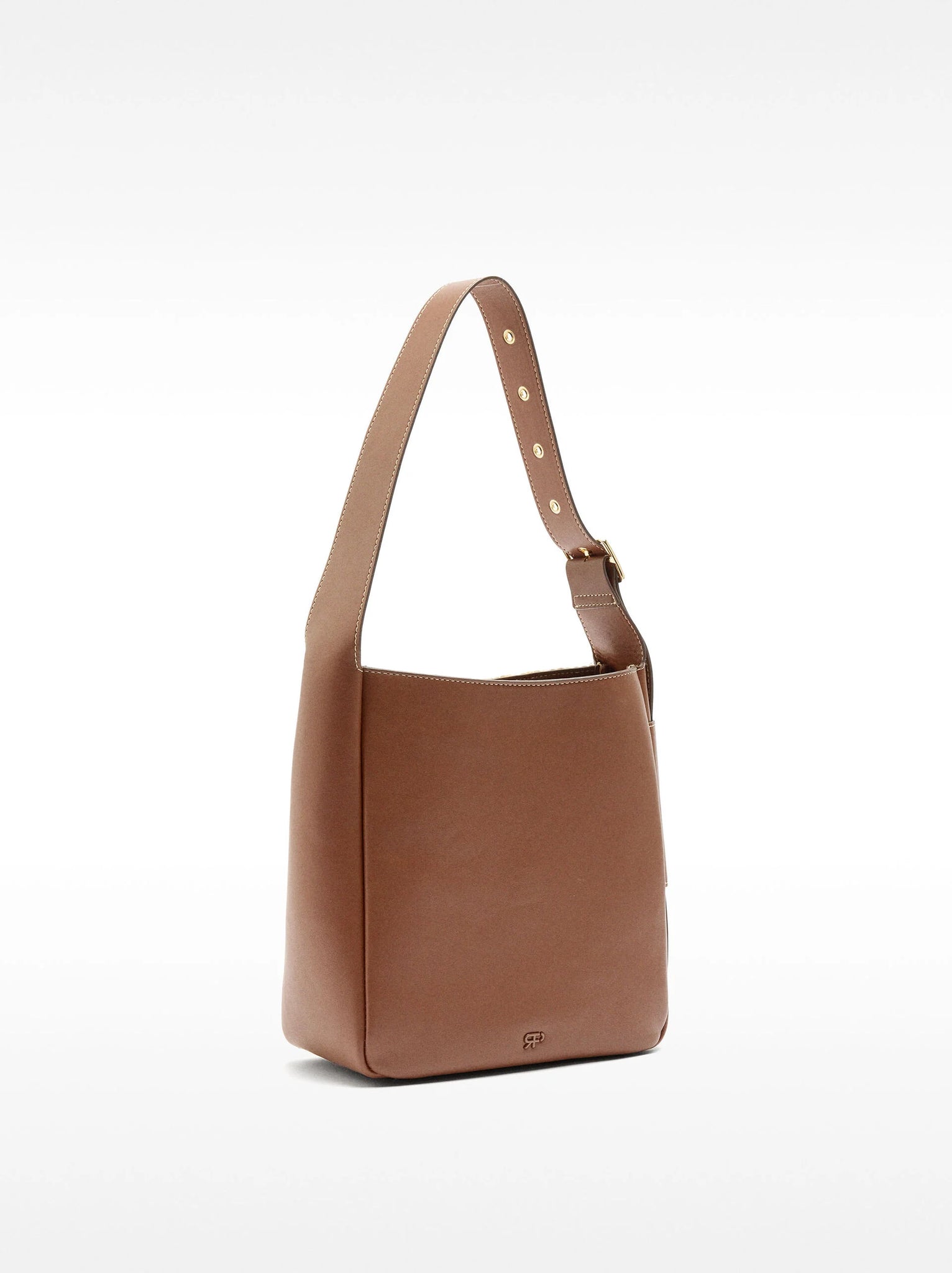 Bolso hombro efecto rafia