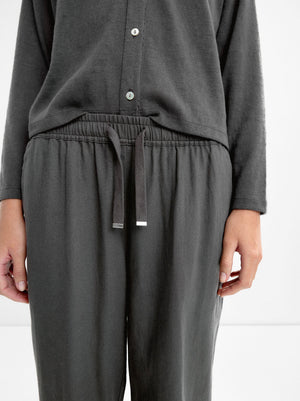 Pantalón de algodón con cordón ajustable