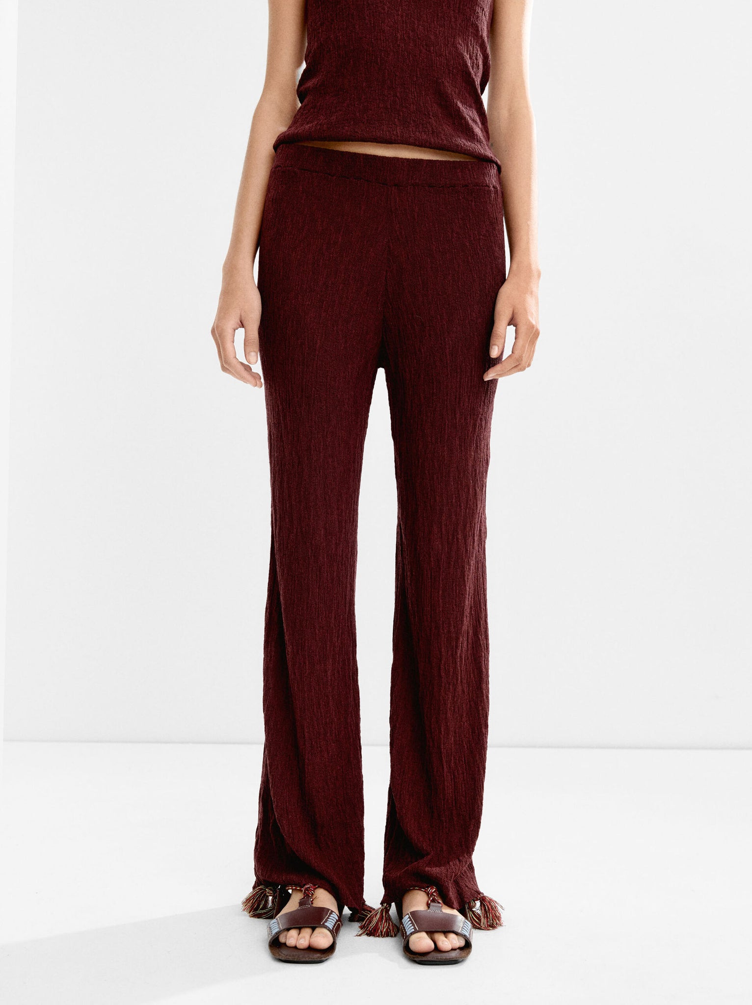 Pantalón de punto fluido