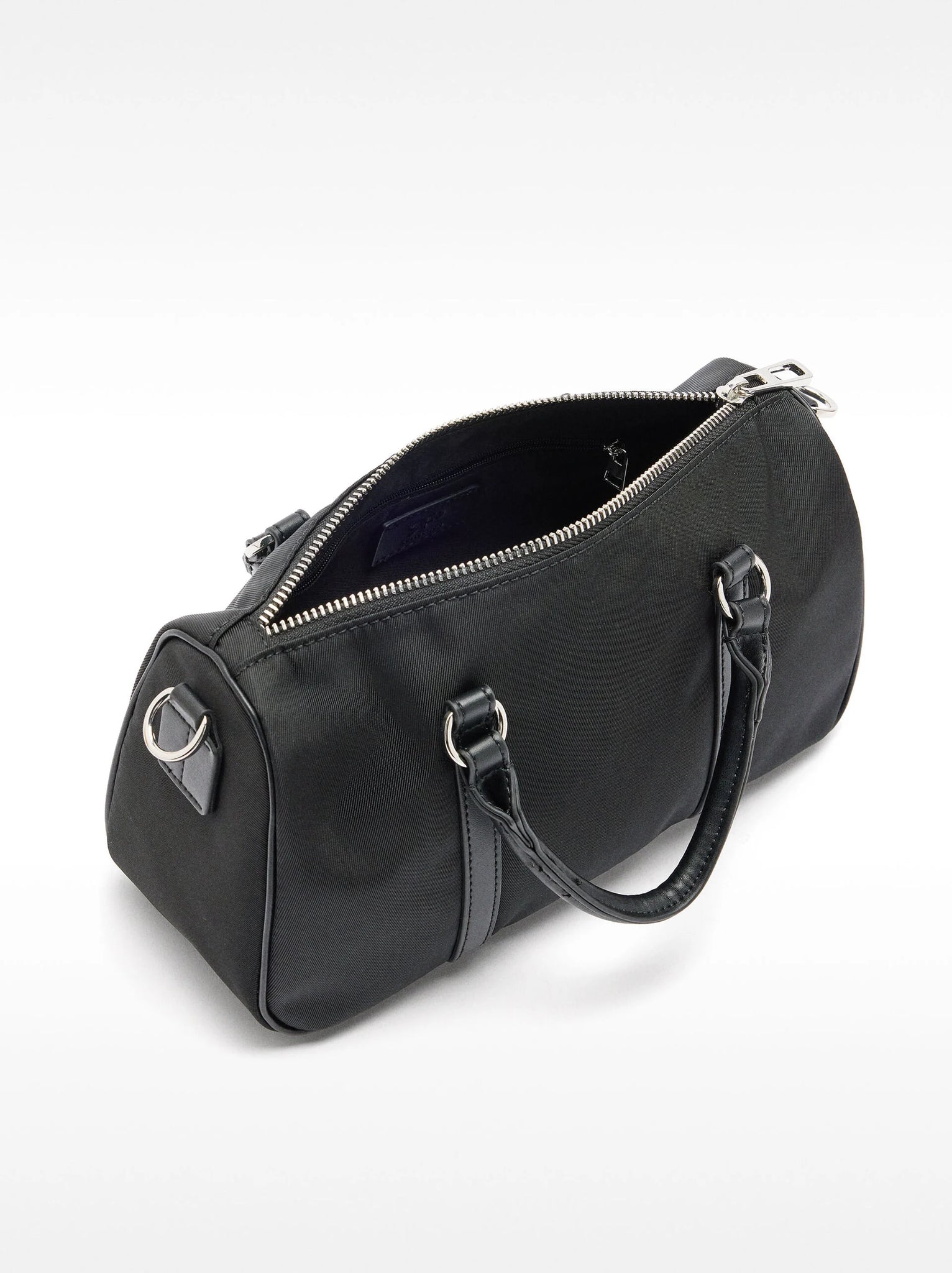 Bolso tote de nylon con bandolera