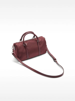 Bolso tote de nylon con bandolera