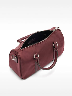 Bolso tote de nylon con bandolera