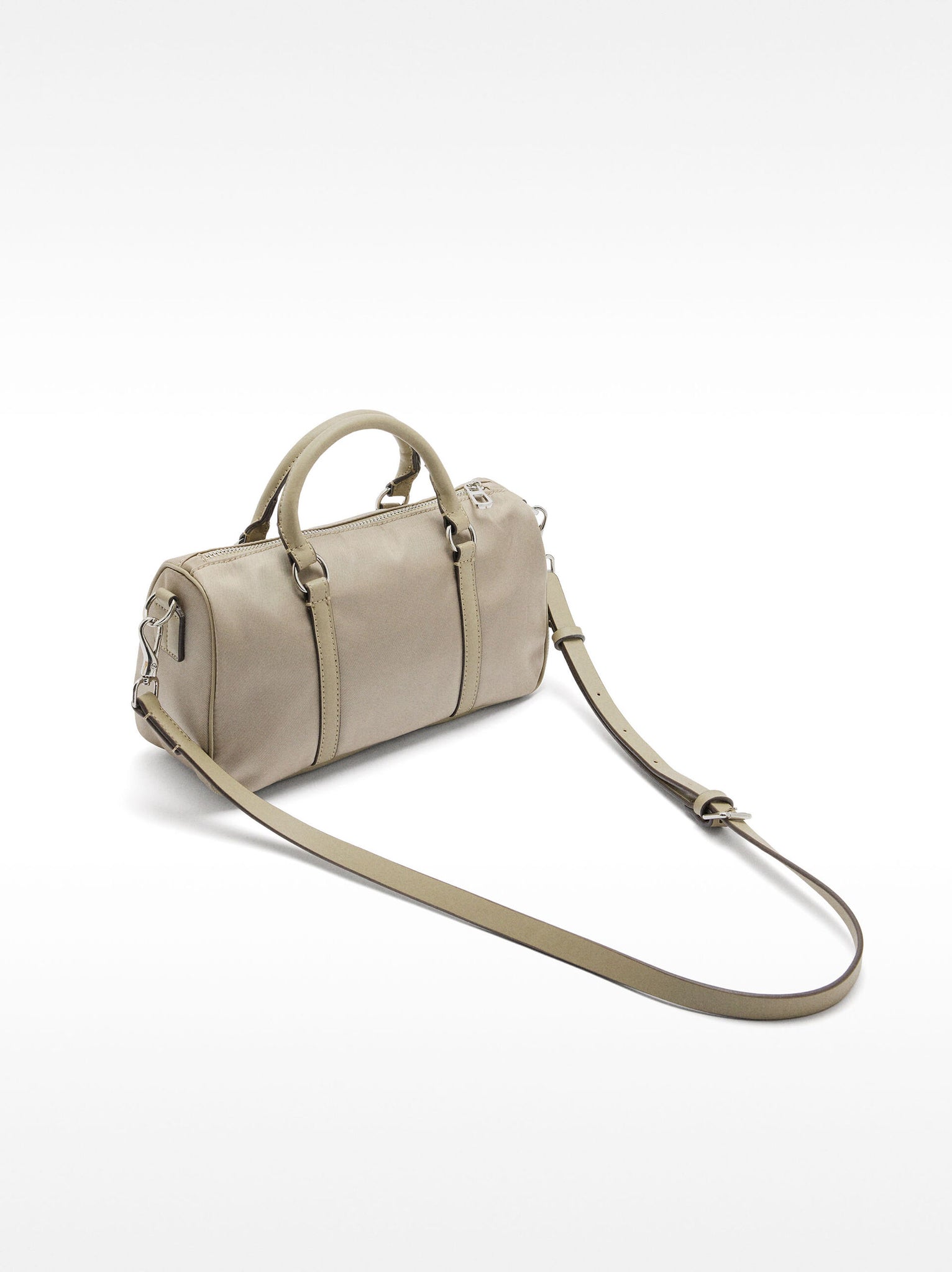 Bolso tote de nylon con bandolera