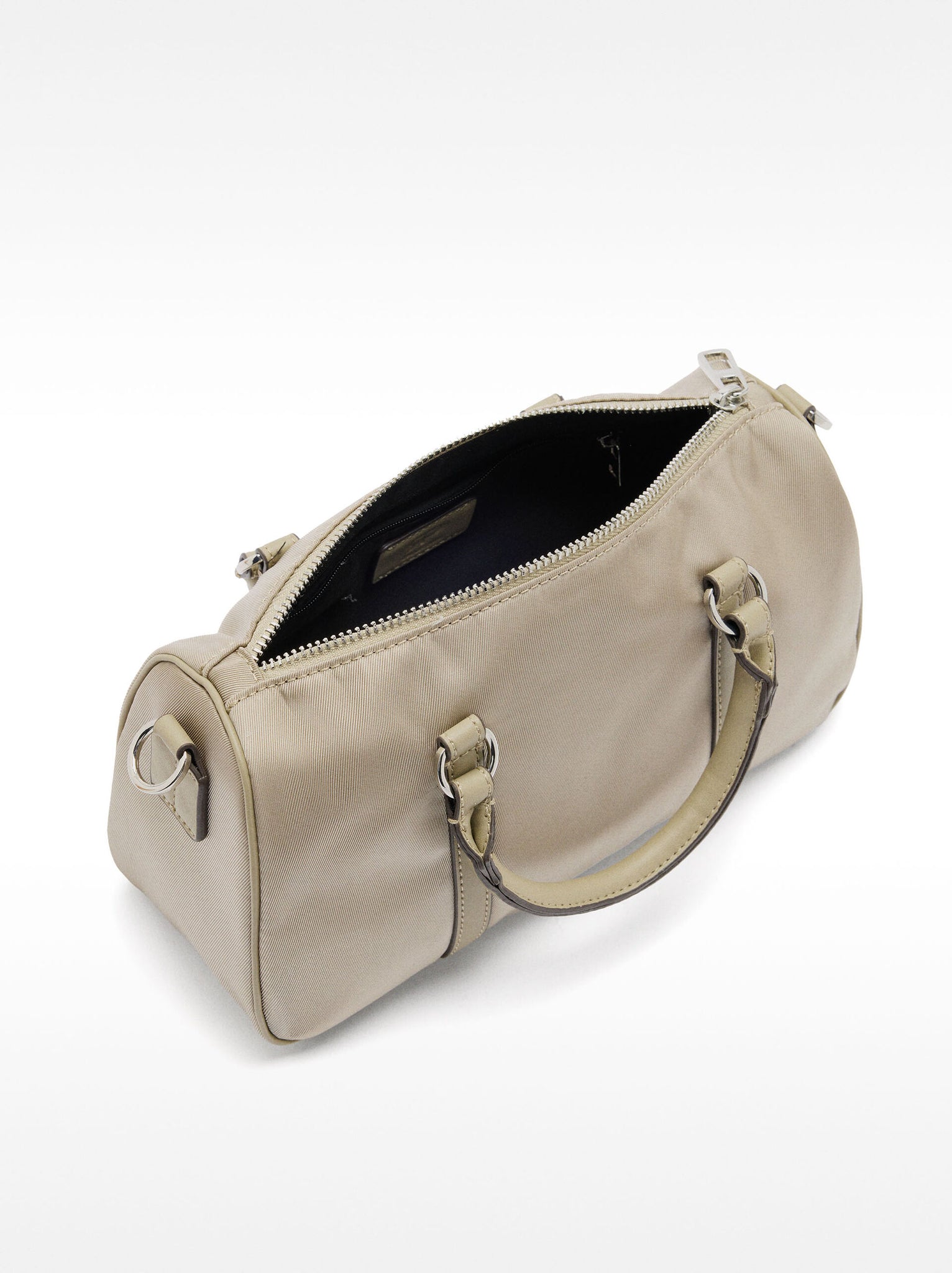 Bolso tote de nylon con bandolera