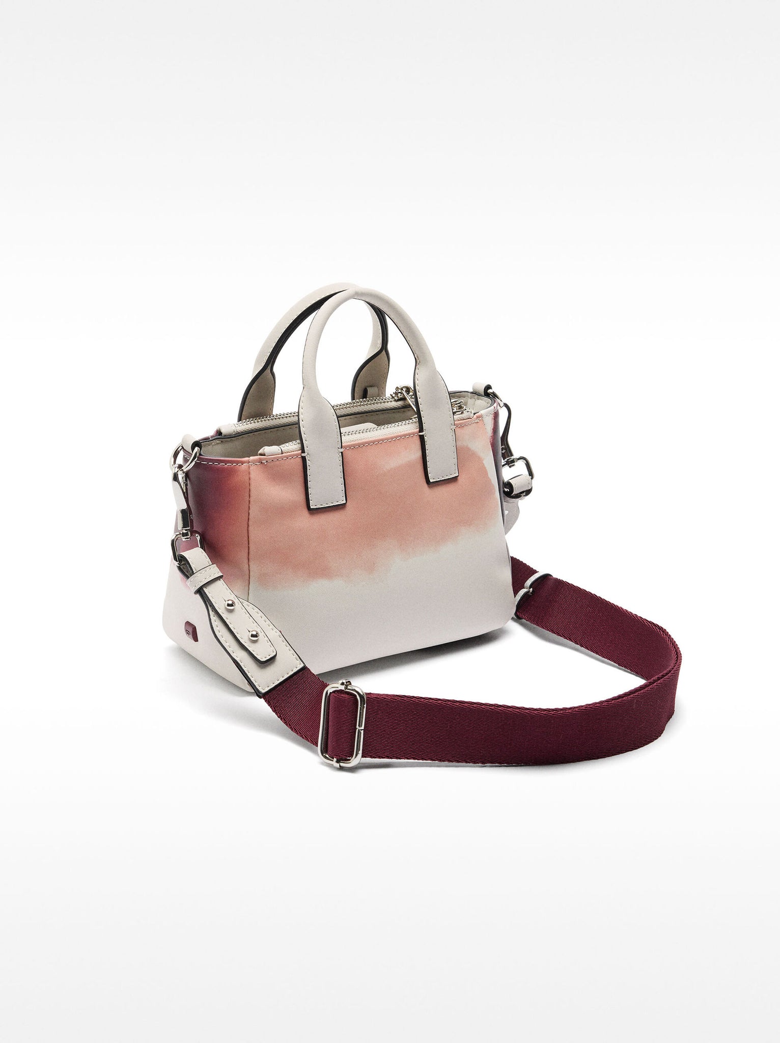 Bolso tote con efecto acuarela
