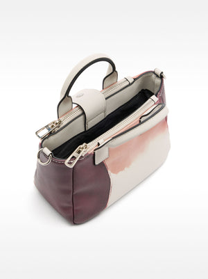 Bolso tote con efecto acuarela