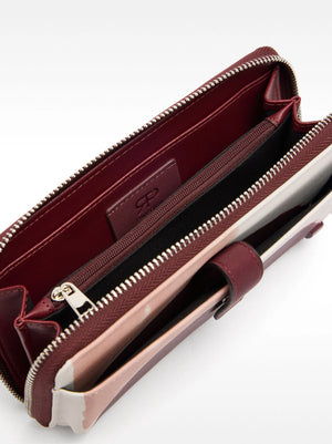 Cartera con efecto acuarela