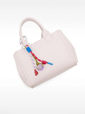 Bolso tote mini con colgante